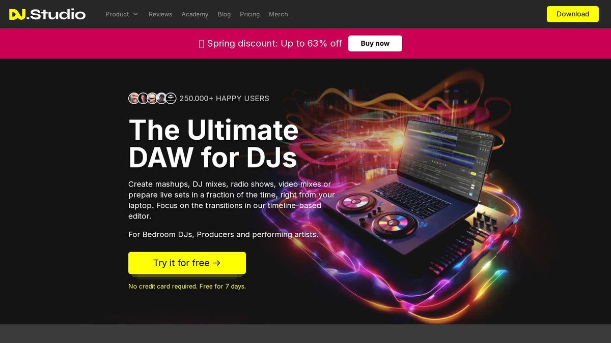 DJ.Studio Homepage