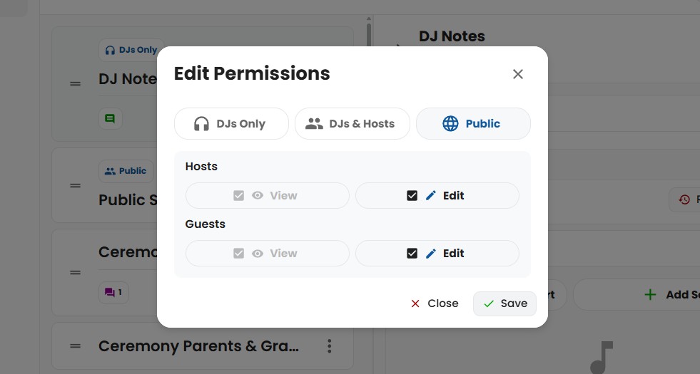 Public Permission