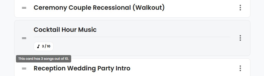 Song Limit Indicator